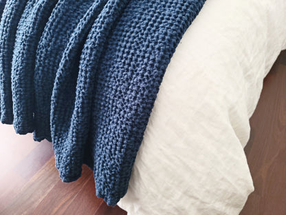 Waffle Linen Blanket