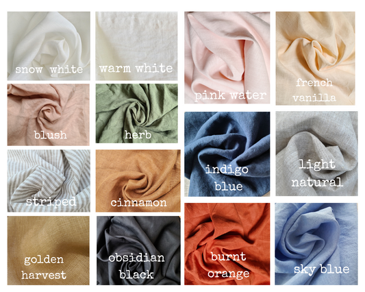 Linen Fabric Sample Set