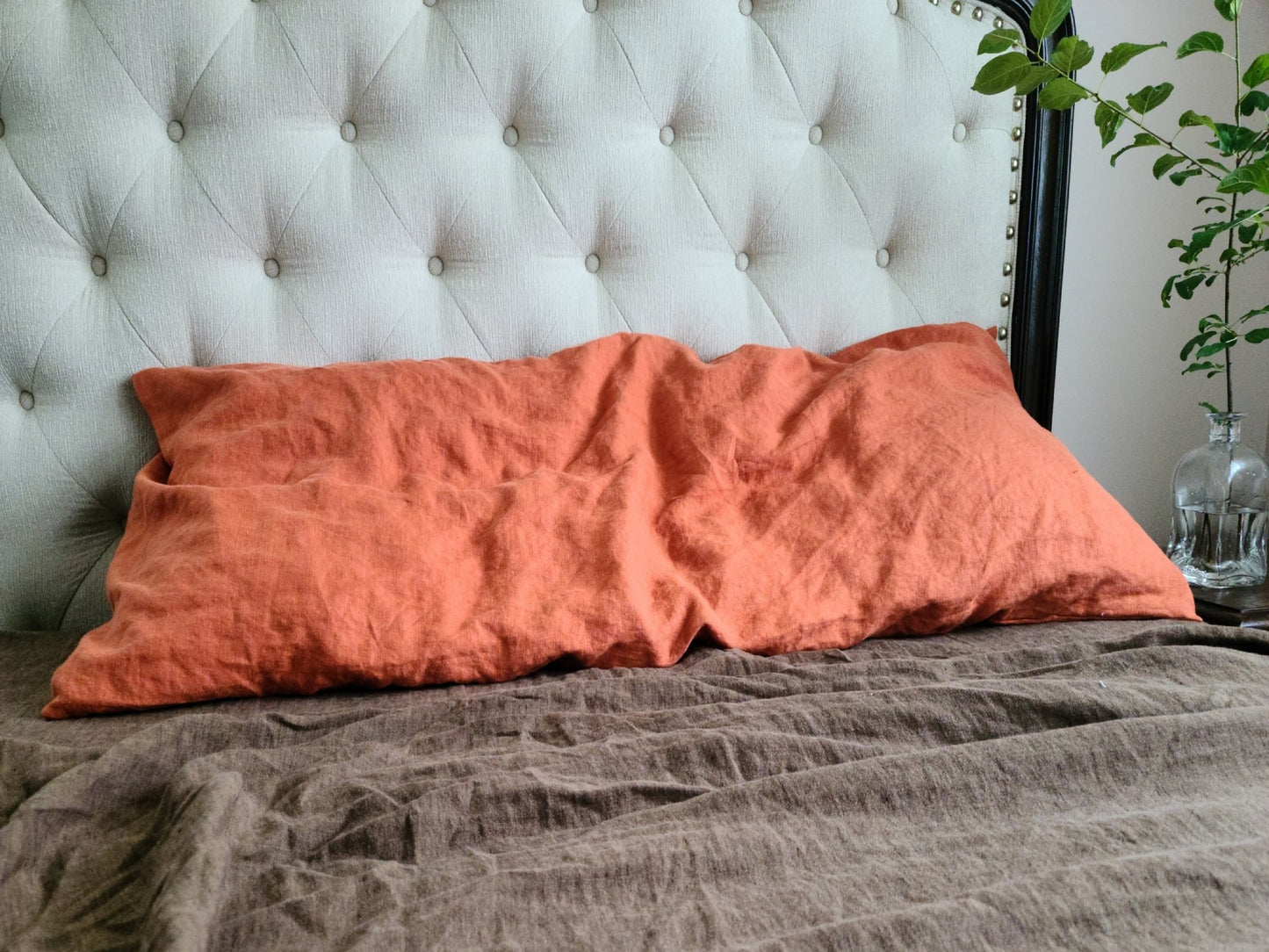 Linen Body Pillow Cover