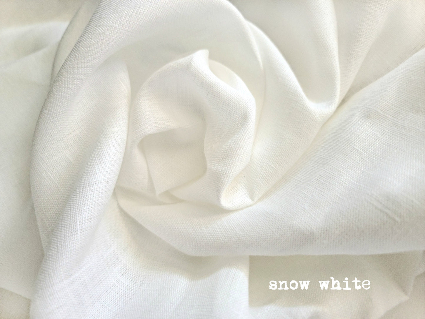 Linen Flat Sheet in Warm White